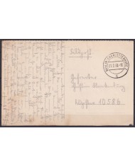 F-EX45961 GERMANY WWII FELDPOST 1940 BERLIN CHARLOTEMBURG c LUTHERAN CALENDAR.