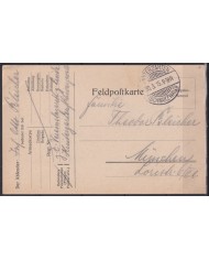 F-EX45964 GERMANY WWI FELDPOST 1915 SCHWARZWAID.