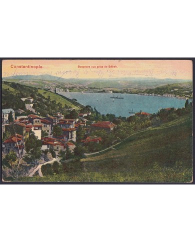 F-EX39318 TURKEY LEVANT FELDPOST 1916 POSTCARD CONSTANTINOPLA.