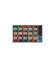F-EX16853 GERMANY CINDERELLA STAMPS LOT 1961-63 BERLIN TV BEAR FAIR ALL DIFFERENT.