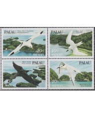 F-EX46032 PALAU MNH 1985 WILDLIFE FAUNA AUDOBON BIRD AVES PAJAROS SHEARWATER.