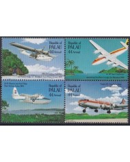 F-EX46061 PALAU IS MNH 1985 AIRPLANE PBY 5A CATALINA ANPHIBIAN DC-6B DOUGLAS DC-4.