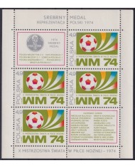 F-EX46094 POLAND POLSKA MNH 1974 WM´74 CHAMPION SOCCER CUP FOOTBALL.