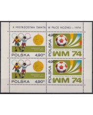 F-EX46058 POLAND POLSKA MNH 1974 WM´74 CHAMPION SOCCER CUP FOOTBALL.