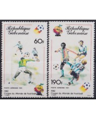 F-EX46072 GABON MNH 1982 SPAIN SOCCER FUTBOL CHAMPIONSHIP.