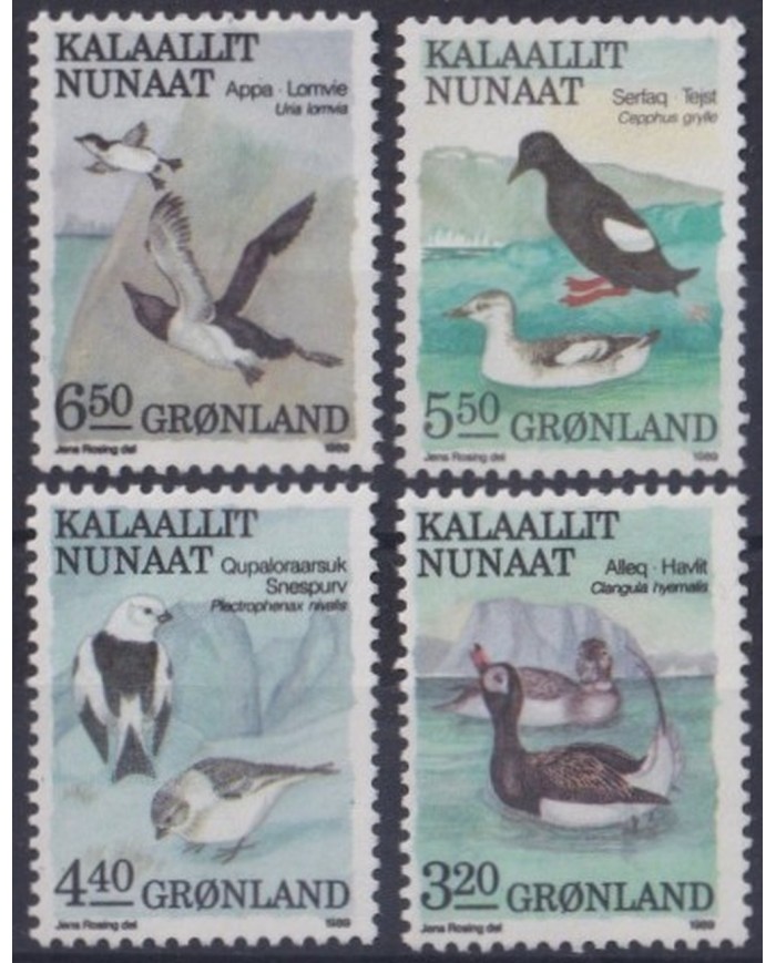 F-EX46080 GREENLAND GRONLAND MNH 1989 BIRD AVES PAJAROS OISEAUX VÖGEL.