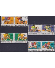 F-EX46123 AITUTAKI MNH 1982 SPAIN SOCCER FOOTBALL WORLD CHAMPIONSHIP.