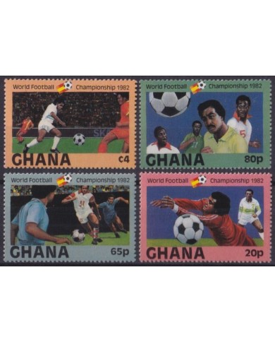 F-EX46125 GHANA MNH 1982 SPAIN SOCCER FOOTBALL WORLD CHAMPIONSHIP.