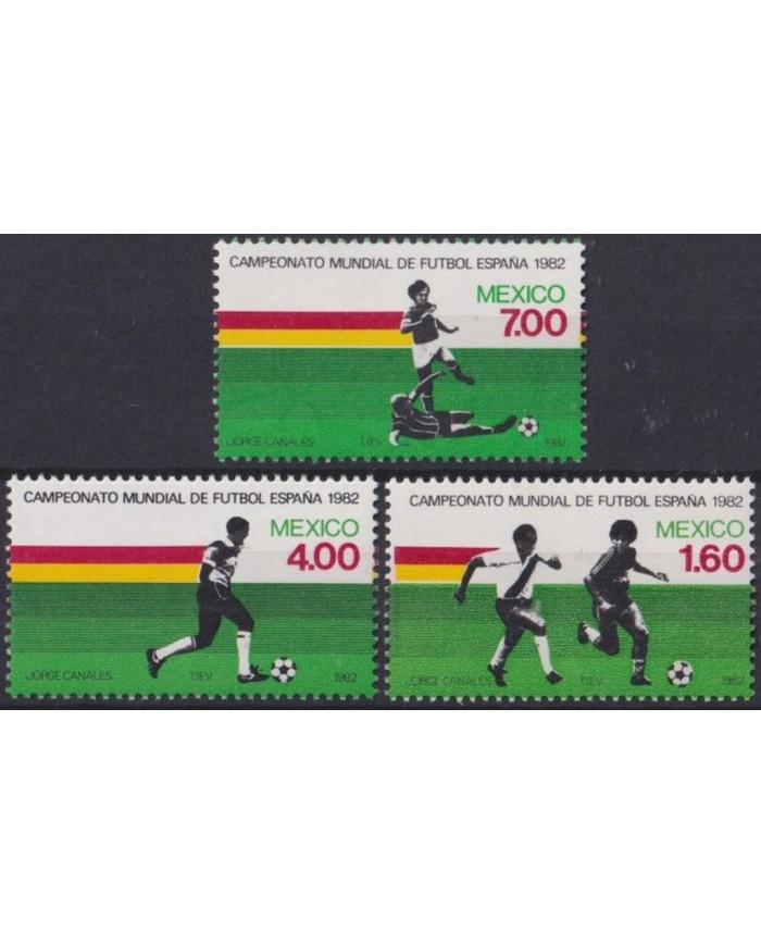 F-EX46127 MEXICO MNH 1982 SPAIN SOCCER FOOTBALL WORLD CHAMPIONSHIP.