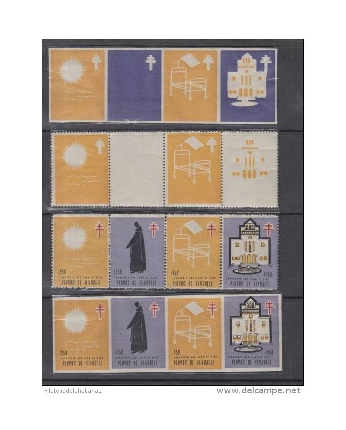 *F-EX.123 SPAIN ESPAÑA CINDIRELLA PROOF LOT 1958-65
