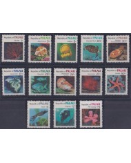 F-EX46128 PALAU MNH 1983-84 MARINE WILDLIFE TROPICAL FISH DOLPHIN TURTLE REEF.