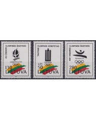 F-EX46152 LIETUVA LITHUANIA MNH 1992 OLYMPIC GAMES BARCELONA.
