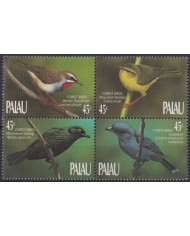 F-EX46063 PALAU MNH 1990 BLOCK AVES BIRD OISEAUX VÖGEL.