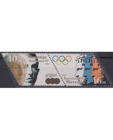 F-EX46150 SLOVENIA MNH 1992 OLYMPIC GAMES BARCELONA ARCHEOLOGY.