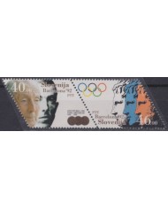 F-EX46150 SLOVENIA MNH 1992 OLYMPIC GAMES BARCELONA ARCHEOLOGY.