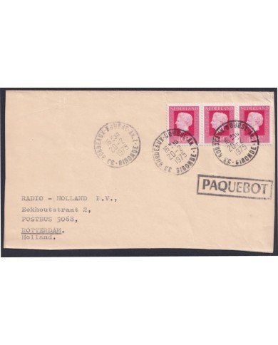 F-EX45854 NEDERLAND HOLLAND 1975 PAQUEBOT BORDEAUX.