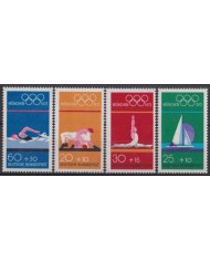 F-EX44968 GERMANY MNH 1972 MUNICH OLYMPIC GAMES ATHLETISM JUDO SAILING SWIMMING.