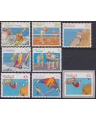 F-EX44995 AUSTRALIA MNH 1989 SPORT TENNIS SURF ROCK CLIMBING SAILBOARD FUN RUN SKATEBOARDING