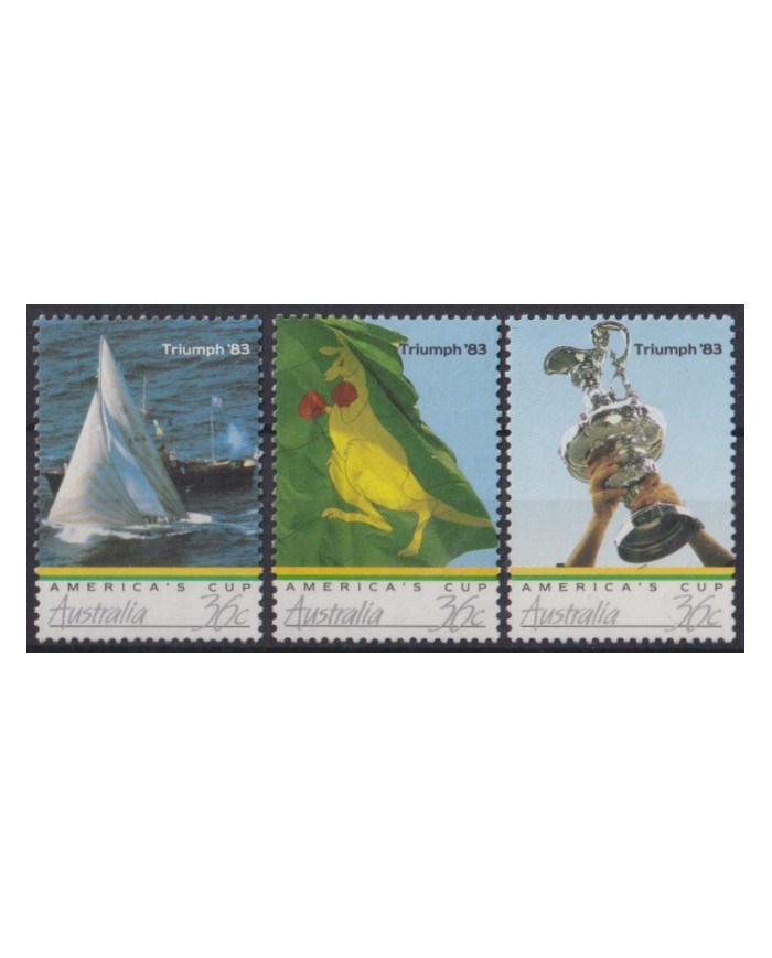 F-EX45000 AUSTRALIA MNH 1983 AMERICA CUP SAILING SHIP.