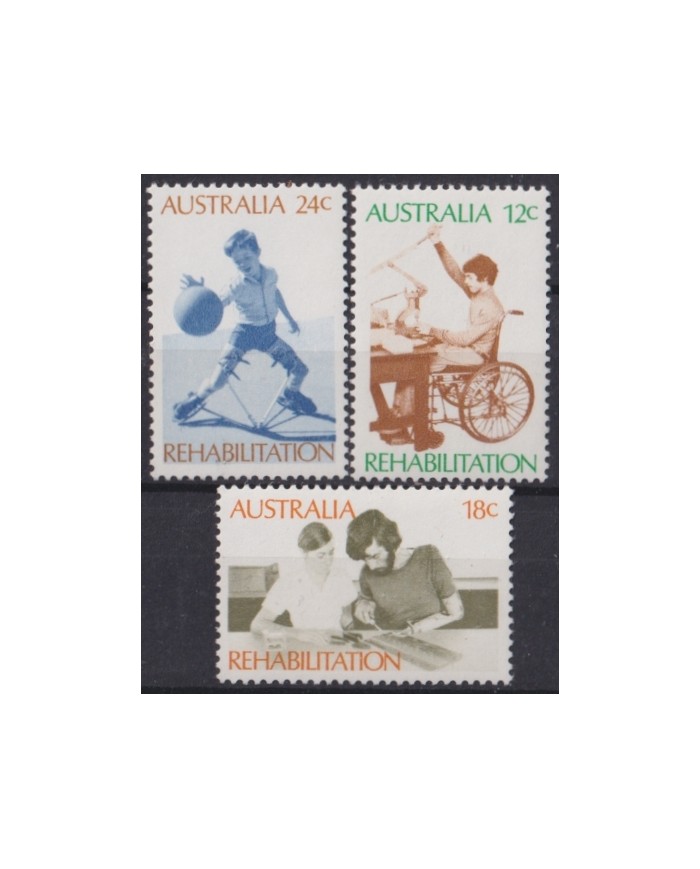 F-EX45002 AUSTRALIA MNH 1972 DISABLE REHABILITATION SPORT.