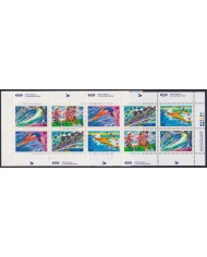 F-EX45009 CANADA MNH 1992 BARCEONA OLYMPIC GAMES ATHLETISM GYMNASTICS SOCCER SWIMMING.