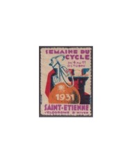F-EX17195 NORGE NORWAY ITALY ITALIA CINDERELLA MNH 1960 OLYMPIC ROMA 30x25 mm