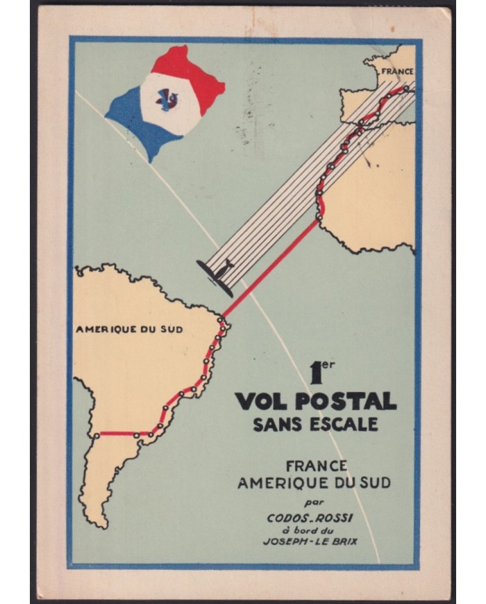 F-EX35356 FRANCE 1935 INTERRUPTED SPECIAL POSTCARD CAPE VERD CABO VERDE.
