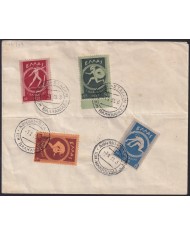 F-EX35349 GREECE 1939 GAMES SPECIAL CANCEL ARCHEOLOGY.