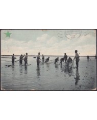 F-EX38886 RUSSIA ASTRAKAN 1913 RIVER FISHING TO SPAIN.