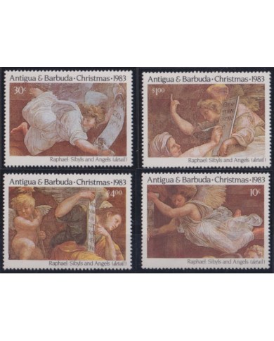 F-EX36224 ANTIGUA & BARBUDA 1983 MNH CHRISTMAS NAVIDAD RELIGION ART RAPHAEL PAINTING.