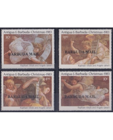 F-EX36225 BARBUDA 1983 MNH CHRISTMAS NAVIDAD RELIGION ART RAPHAEL PAINTING.
