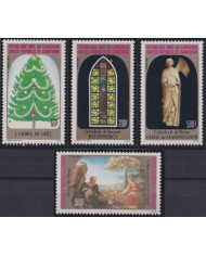F-EX36261 CAMEROON CAMERUN 1983 MNH CHRISTMAS NAVIDAD RELIGION CHURCH ART.