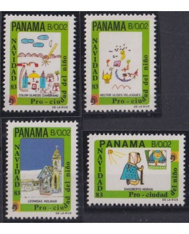 F-EX36263 PANAMA 1983 MNH CHRISTMAS NAVIDAD RELIGION CHILD PRO- CIUDAD DEL NIÑO.