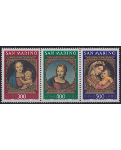 F-EX36220 SAN MARINO 1983 MNH CHRISTMAS NAVIDAD RELIGION ART RAPHAEL PAINTING.