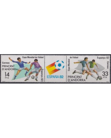 F-EX46414 ANDORRA MNH 1982 SPAIN SOCCER FOOTBALL WORLD CHAMPIONSHIP.