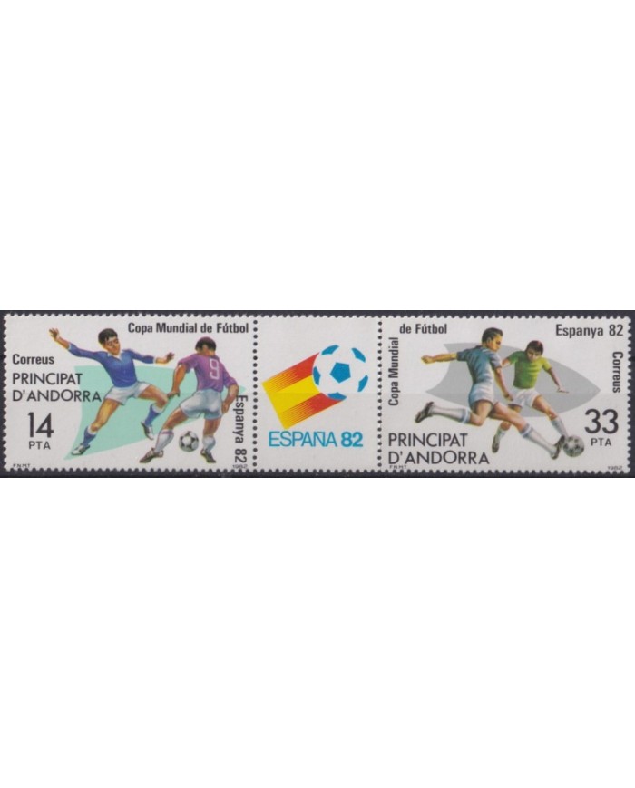 F-EX46414 ANDORRA MNH 1982 SPAIN SOCCER FOOTBALL WORLD CHAMPIONSHIP.