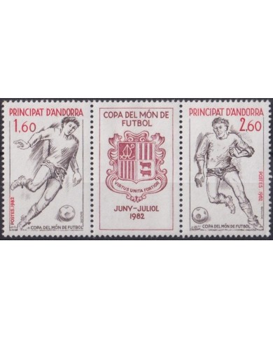 F-EX46415 ANDORRA MNH 1982 SPAIN SOCCER FOOTBALL WORLD CHAMPIONSHIP.