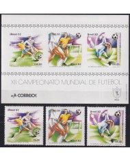 F-EX46422 BRAZIL BRASIL MNH 1982 SPAIN SOCCER FOOTBALL WORLD CHAMPIONSHIP.