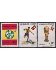 F-EX46439 ECUADOR MNH 1982 SPAIN SOCCER FUTBOL CHAMPIONSHIP.