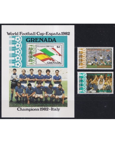 F-EX46447 GRENADA MNH 1982 CHAMPIONSHIP SOCCER FOOTBALL.