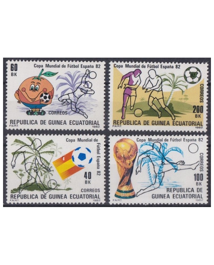 F-EX46448 GUINEA ECUATORIAL MNH 1982 CHAMPIONSHIP SOCCER FOOTBALL