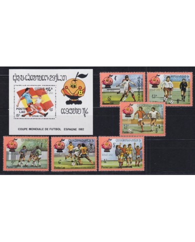 F-EX46457 LAOS MNH 1982 CHAMPIONSHIP SOCCER FOOTBALL.