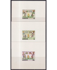 F-EX46459 LIBERIA MNH 1982 WORLD SOCCER FOOTBALL CUP SPAIN CARDBOARD PROOF.