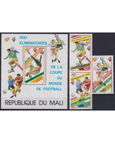 F-EX46464 MALI MNH 1981 SPAIN SOCCER FUTBOL CHAMPIONSHIP.