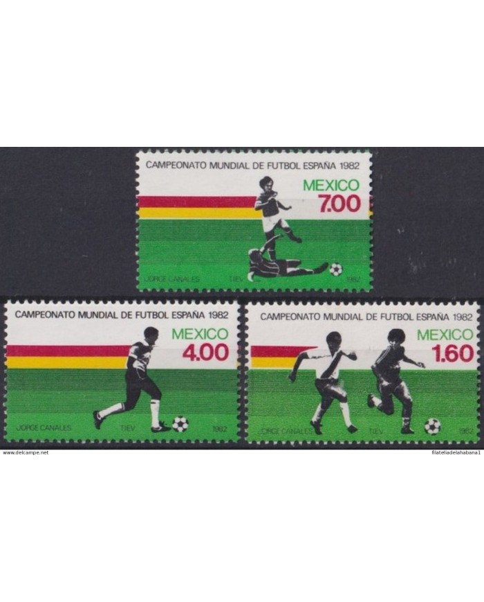 F-EX46465 MEXICO MNH 1982 SPAIN SOCCER FOOTBALL WORLD CHAMPIONSHIP.