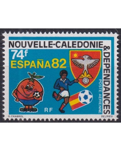 F-EX46474 NEW CALEDONIE MNH 1982 CHAMPIONSHIP SOCCER FOOTBALL.