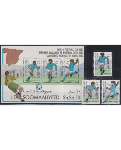 F-EX46480 SOMALIA MNH 1982 CHAMPIONSHIP SOCCER FOOTBALL.