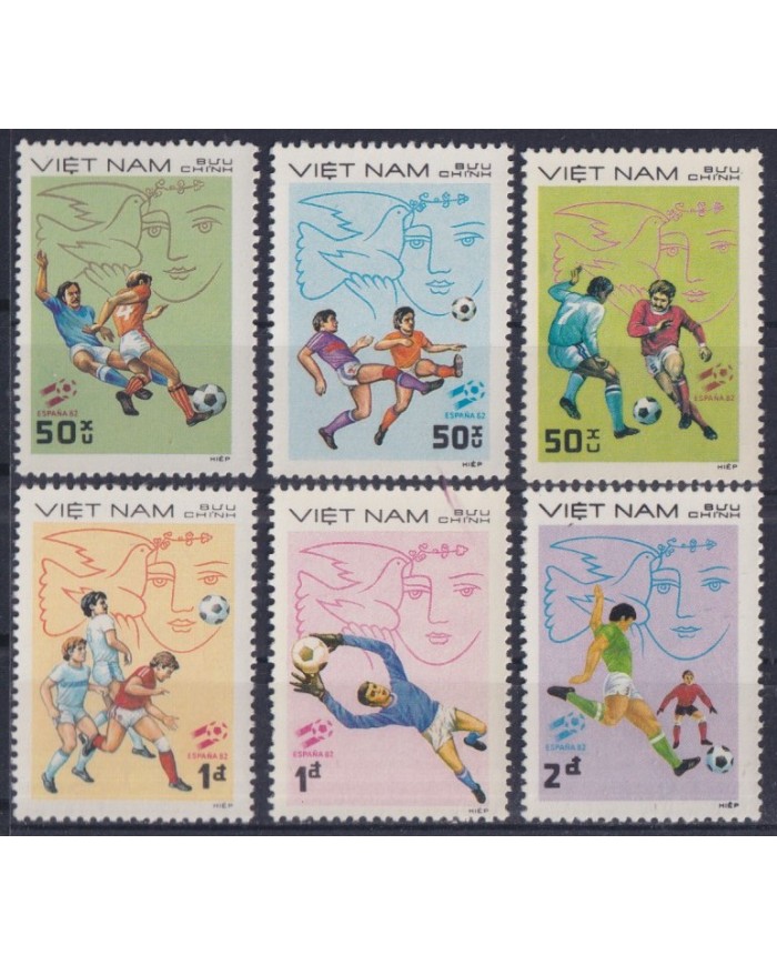 F-EX46489 VIETNAM MNH 1982 CHAMPIONSHIP SOCCER FOOTBALL.