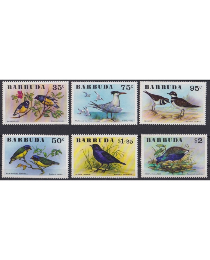 F-EX46492 BARBUDA MNH 1976 AVES BIRD PAJAROS OISEAUX VÖGEL.