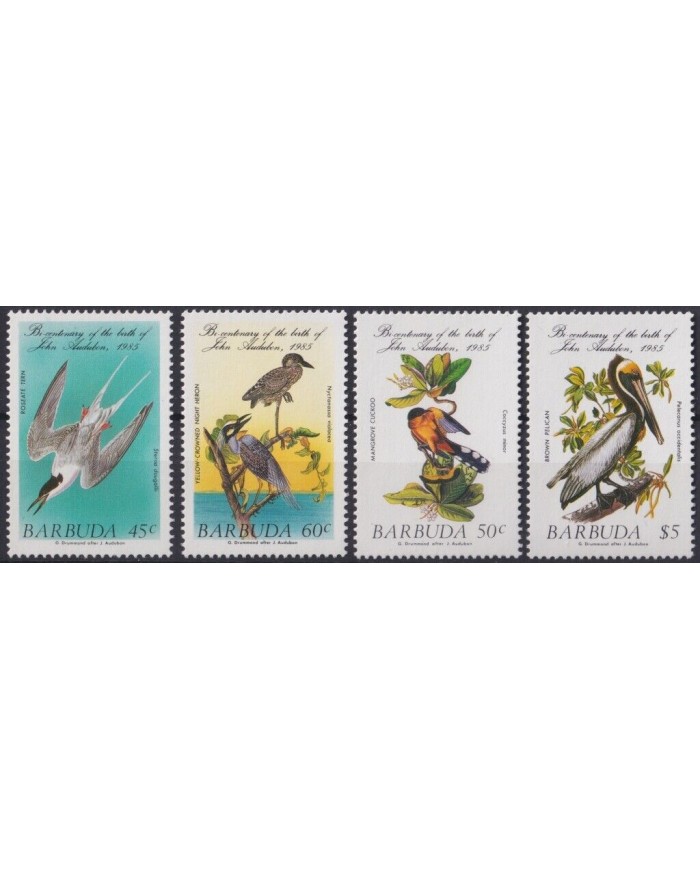 F-EX46493 BARBUDA MNH 1985 FAUNA BIRD AVES PÁJAROS.